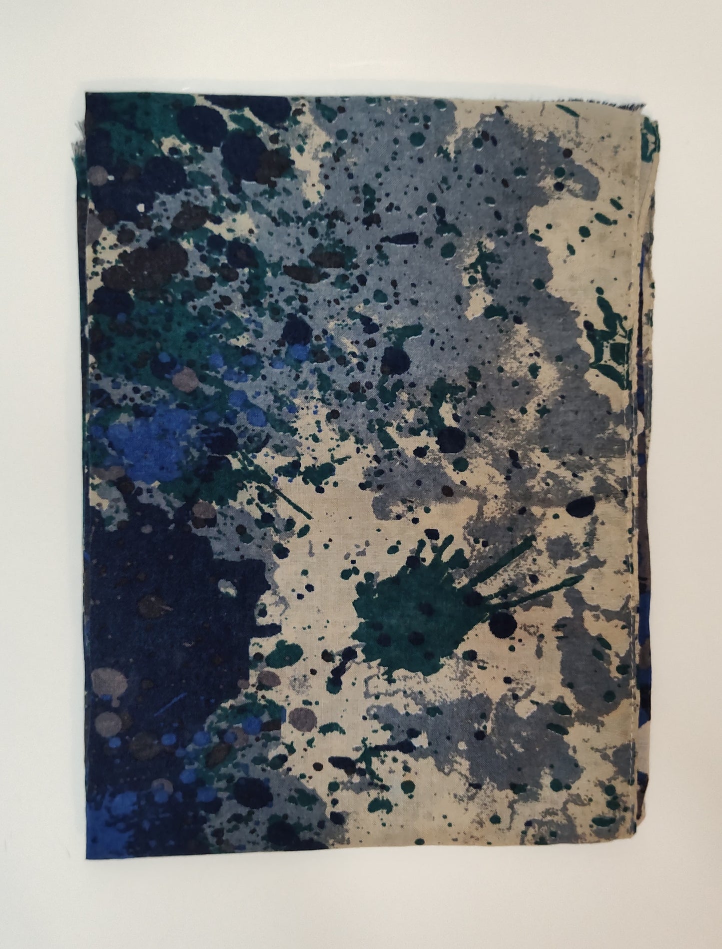 Sapphire Paint Splattered Scarf - Joy Susan