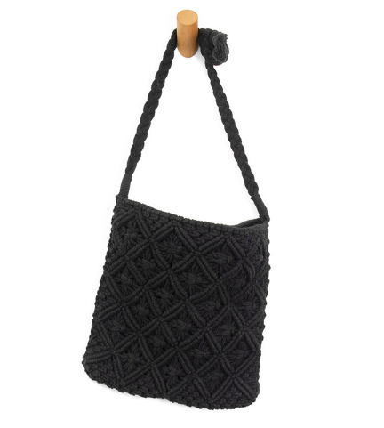 Sutton Macramé Crossbody Bag