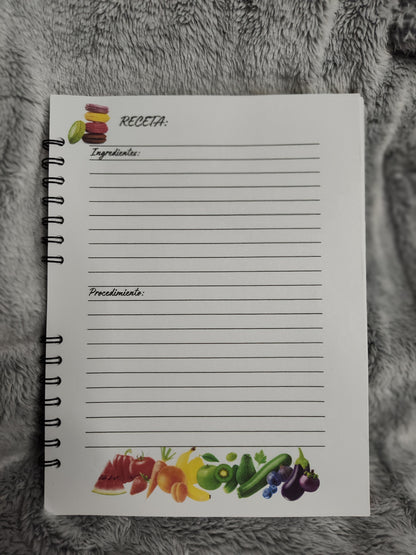 Libreta Para Recetas