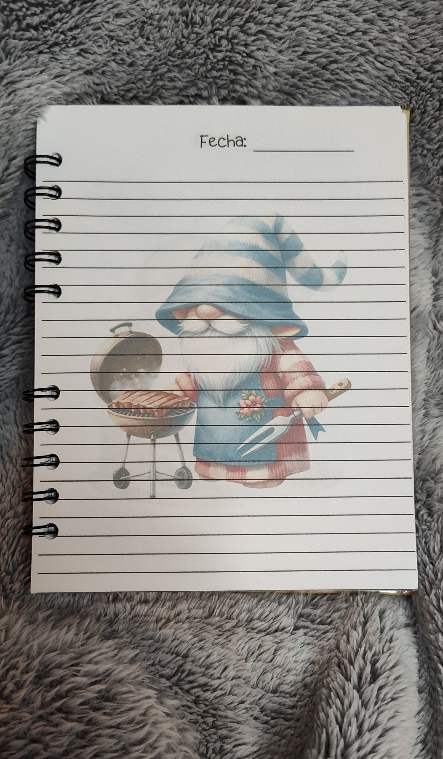 Libreta  Gnomos en Verano