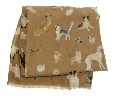 Mixed dog Breed Scarf - Tan | Joy Susan