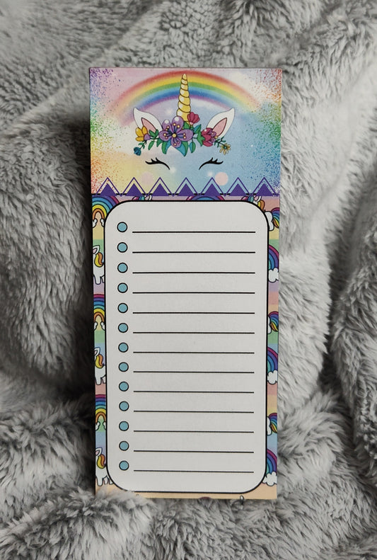 Notepad de Hojas de Unicornio